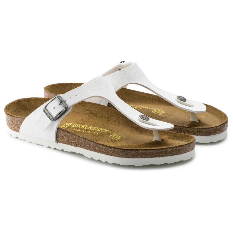 Birkenstock Gizeh White Birko-Flor™ - Regular