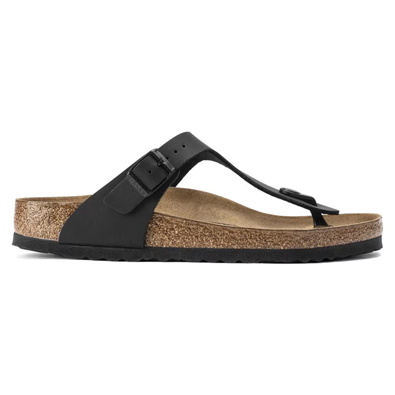 Birkenstock Gizeh Black Birko-Flor Sandals - Regular