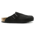 Birkenstock Boston Soft Footbed Black Suede - Regular
