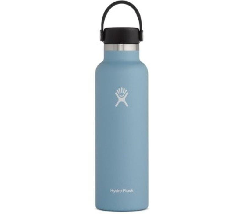 Bouteille à goulot standard Hydro Flask de 21 oz avec bouchon flexible