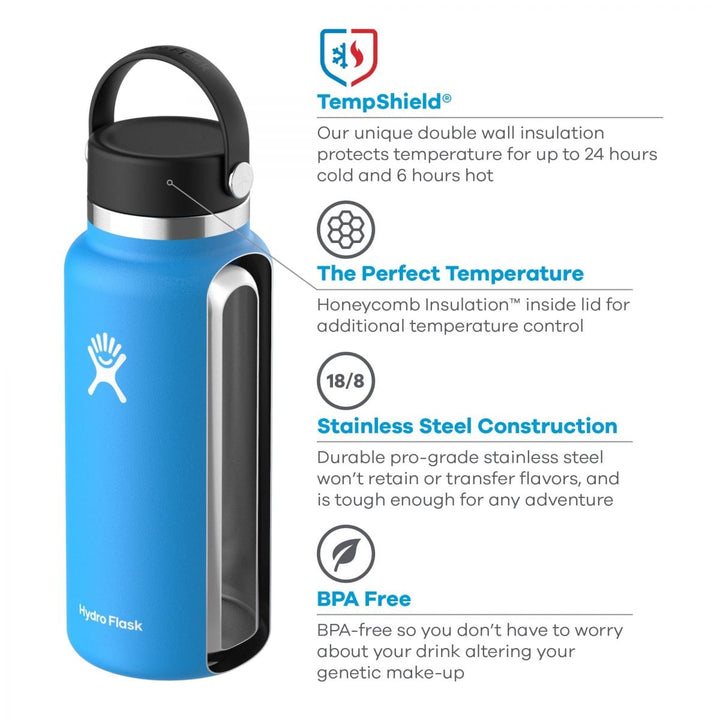 Hydro Flask Bouchon flexible 2.0 à large ouverture de 40 oz 